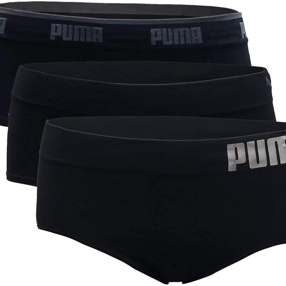 Puma Women's Sport Hipster Panties, 3-Pack